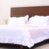 Ruffled Duvet Cover Set - Cotton Sateen